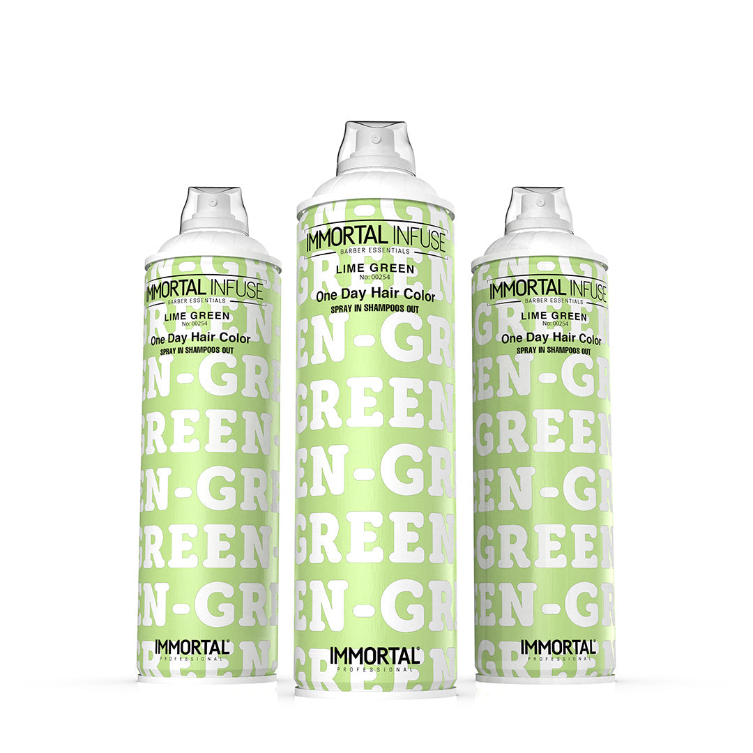 Immortal Infuse One Day Hair Color Spray Lime Green 200ML (CS)