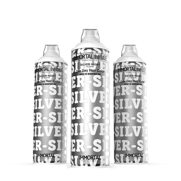 Immortal Infuse One Day Hair Color Spray Silver Night 200ML (CS)