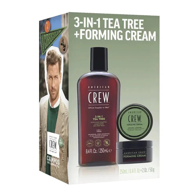 American Crew 3-IN-1 Tea Tree and Forming Cream Duo