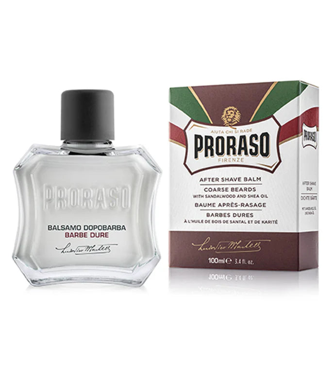 Proraso Aftershave Balm Coarse Beards with Sandalwood and Shea Oil 100ML