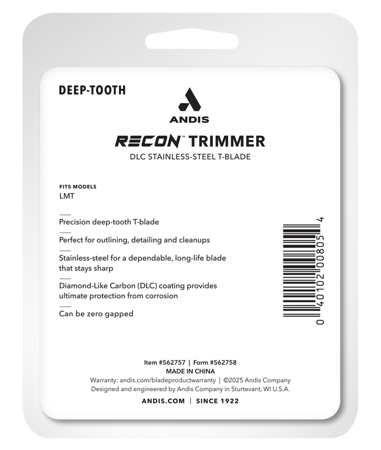 Andis Recon Trimmer Replacement T Blade