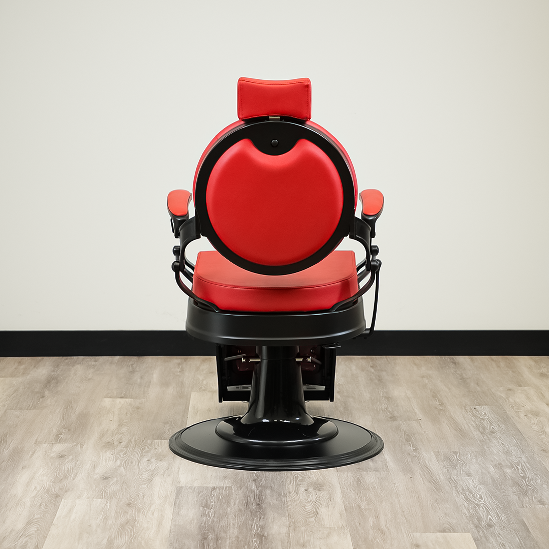 Sultan Barber Chair - Red