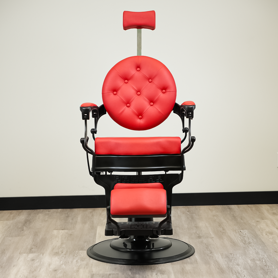 Sultan Barber Chair - Red