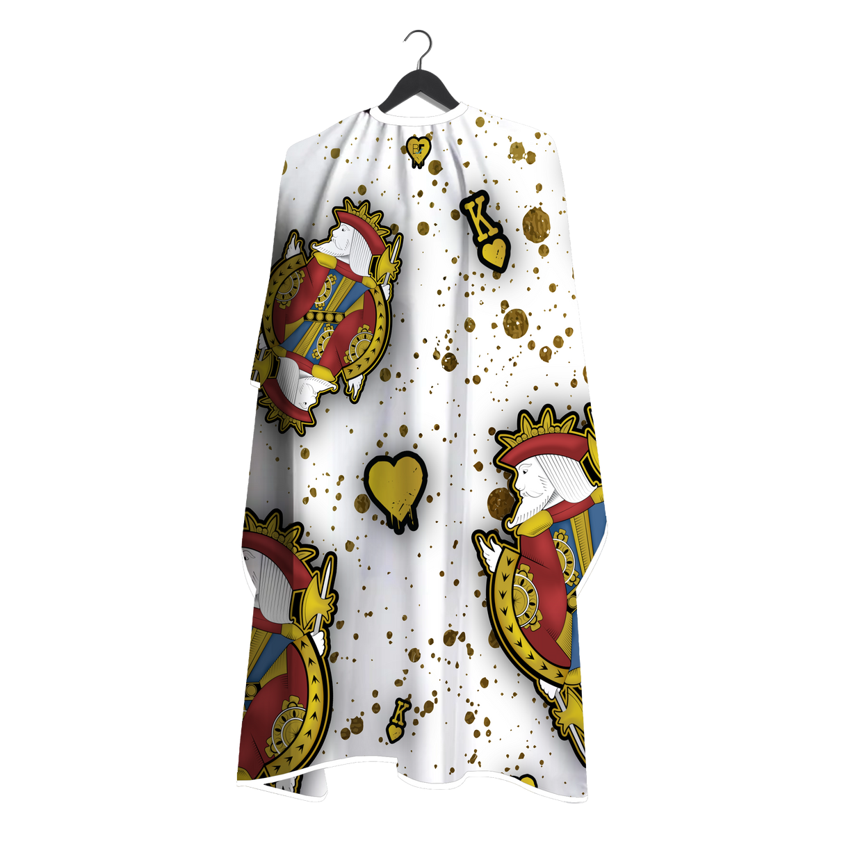 Barber Flow King Of Hearts Cape - White