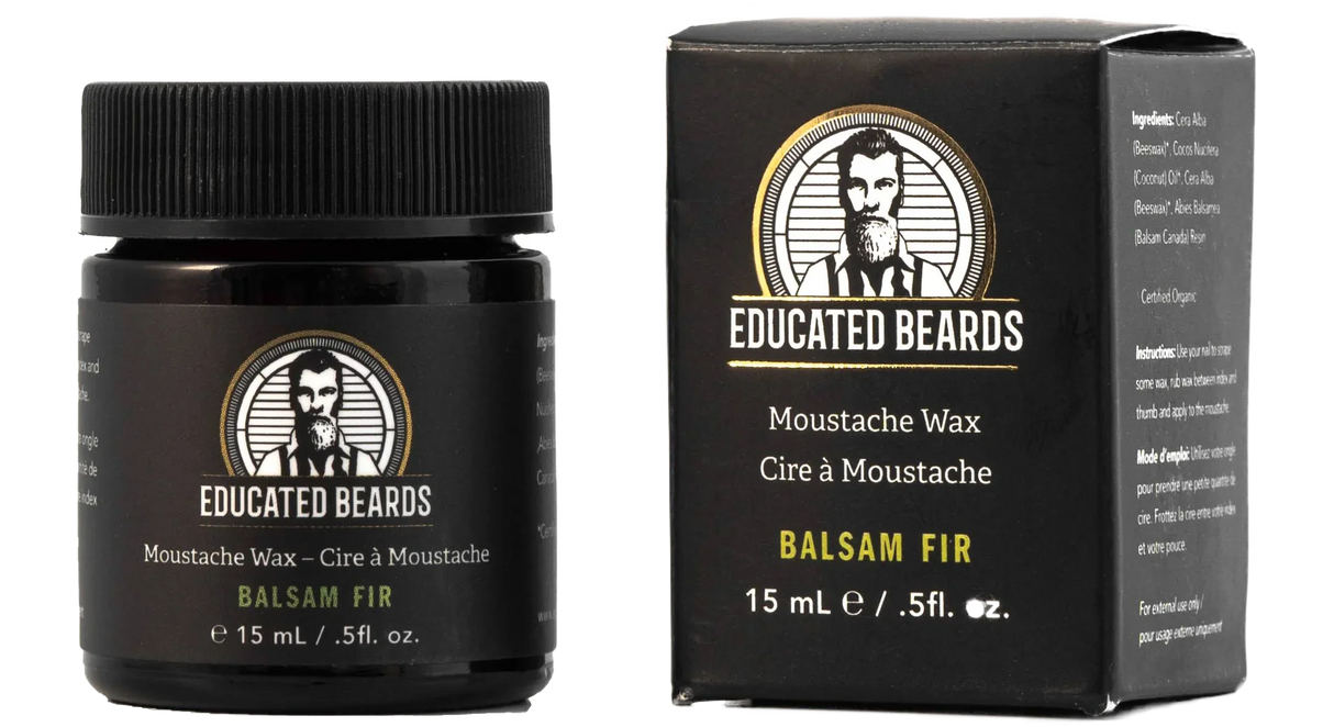Educated Beards Balsam Fir Moustache Wax 15ml