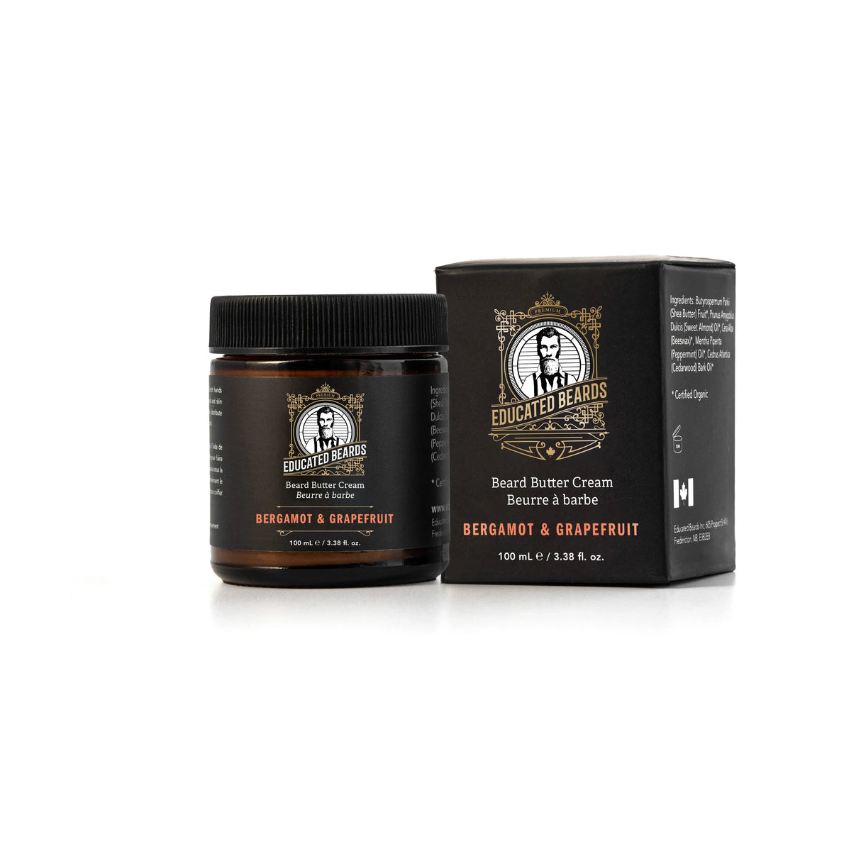 Educated Beards Bergamot Grapefruit Beard Butter Cream 100ml