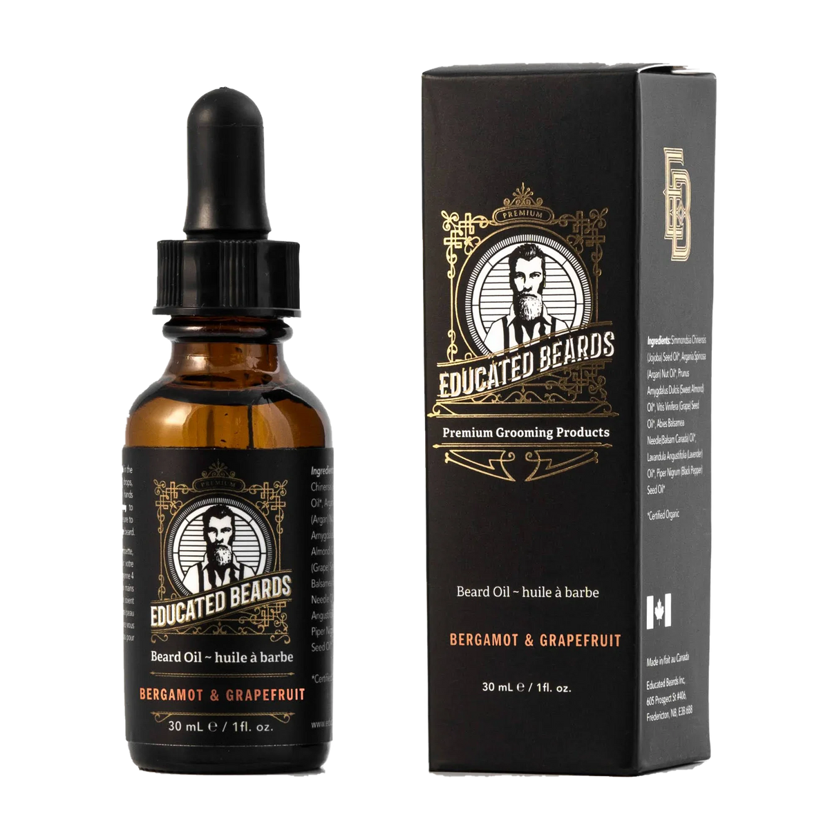 Educated Beards Bergamot Grapefruit Beard Oil 30ml