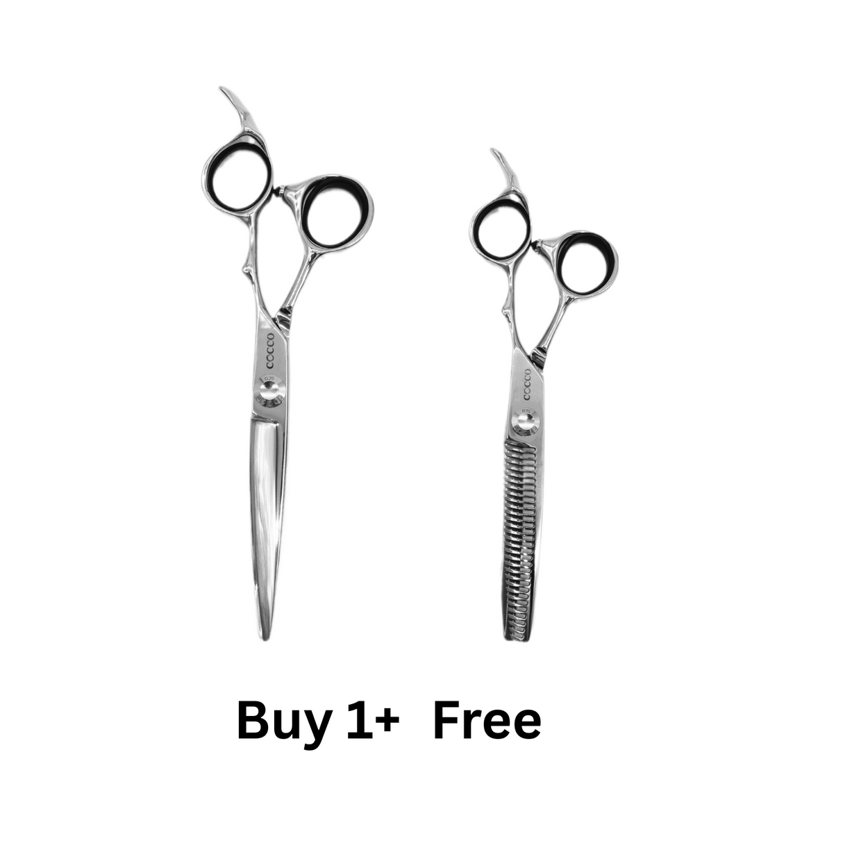 Cocco Super Cobalt 5.5" Shears w/ Case-Right Handed + Thinning Shears
