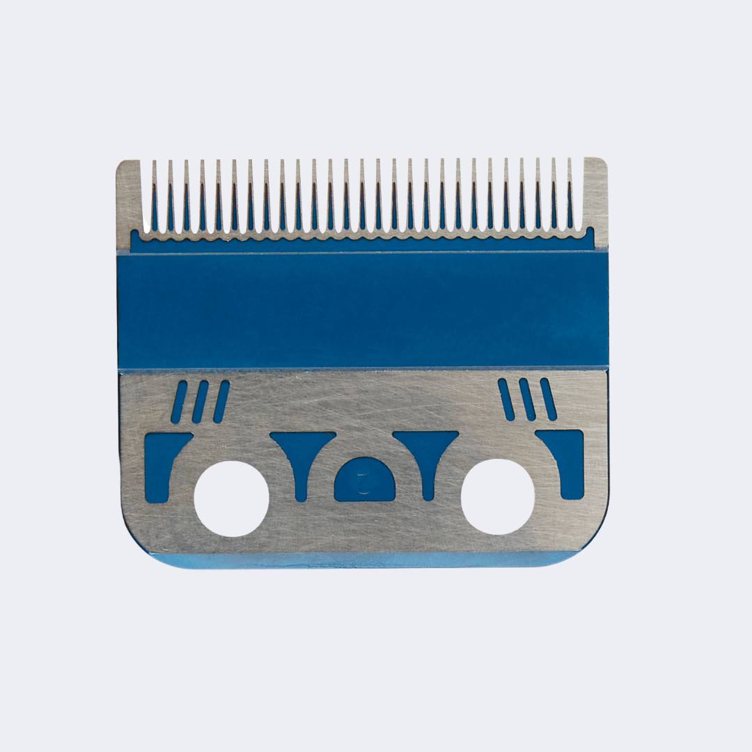 BabylissPro Blue Titanium Metal - Injection Molded (MIM) Precision Fade Blade (22 Teeth)
