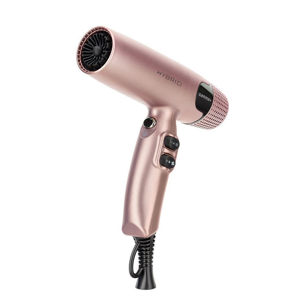 Gamma+ Rose Gold X-Hybrid Hair Dryer