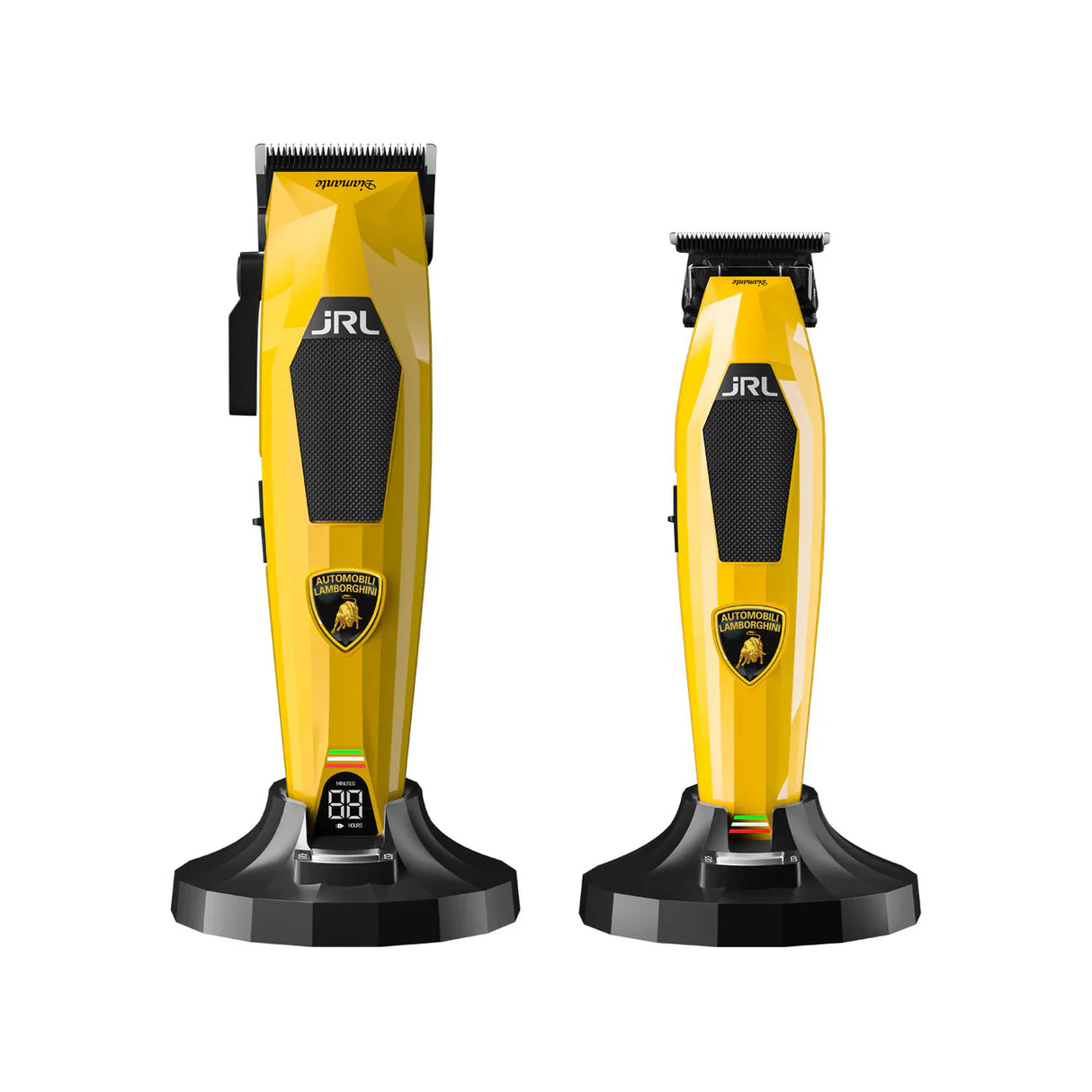 JRL Clipper + Trimmer Set - Yellow Lamborghini Diamante Collection