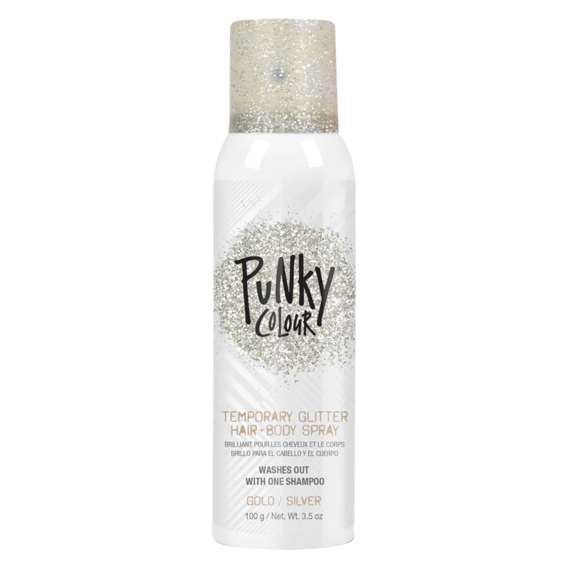Punky Colour Hair Spray Glitter Spray Gold & Silver