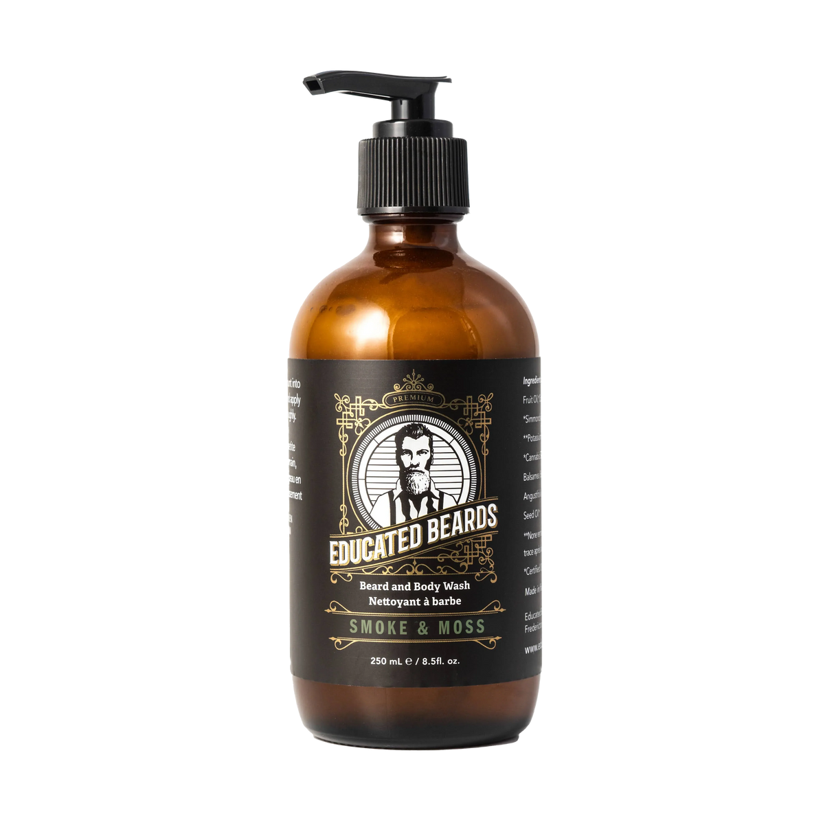 Educated Beards Smoke & Moss Beard Wash 250ml