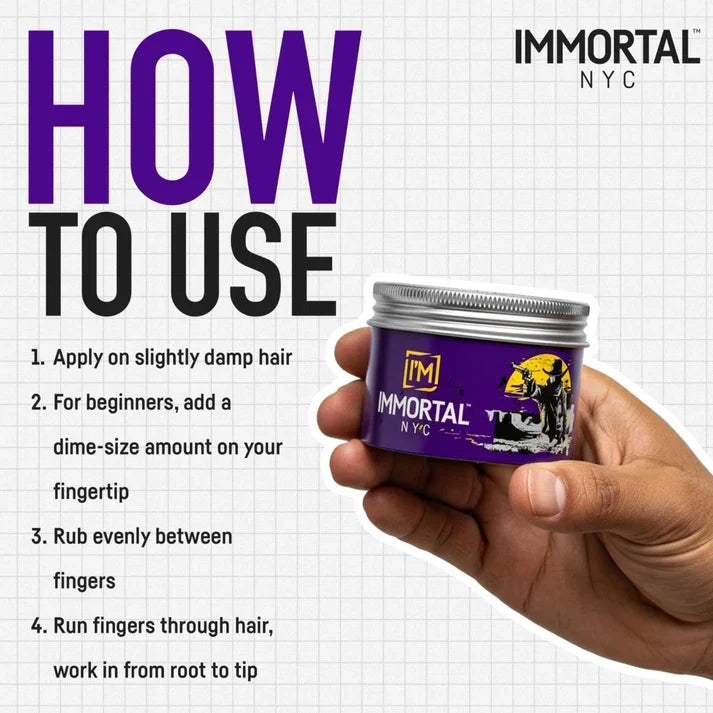 Immortal NYC Wild West Super Natural Pomade 100ml
