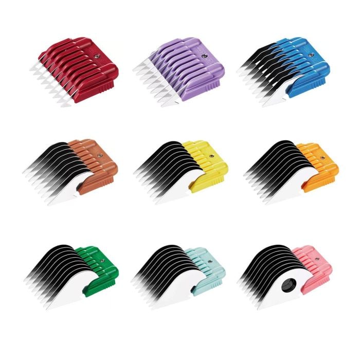 Heiniger Snap-on Stainless Steel Comb Set of 9 pieces