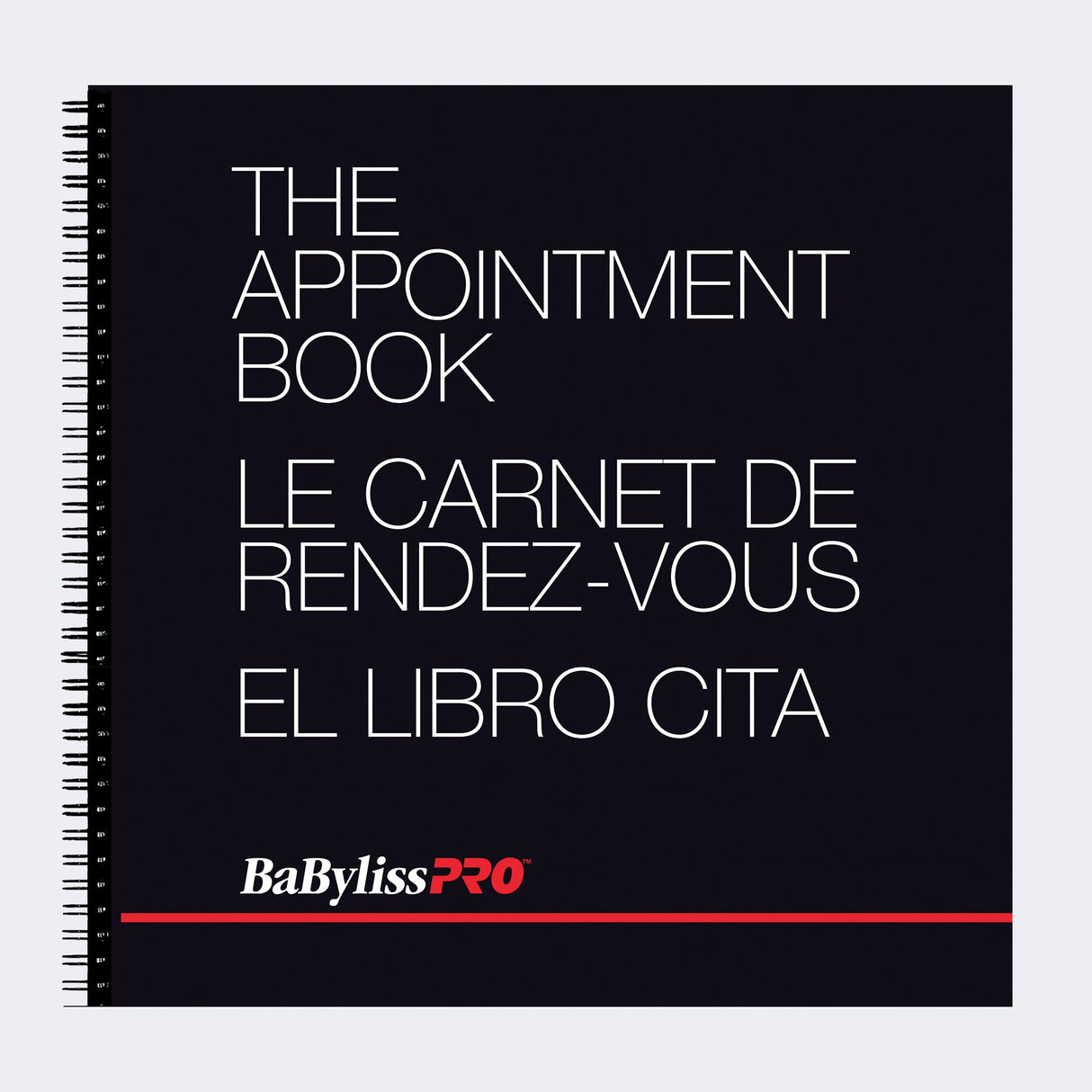 BabylissPro Appointment Book 6 Columns