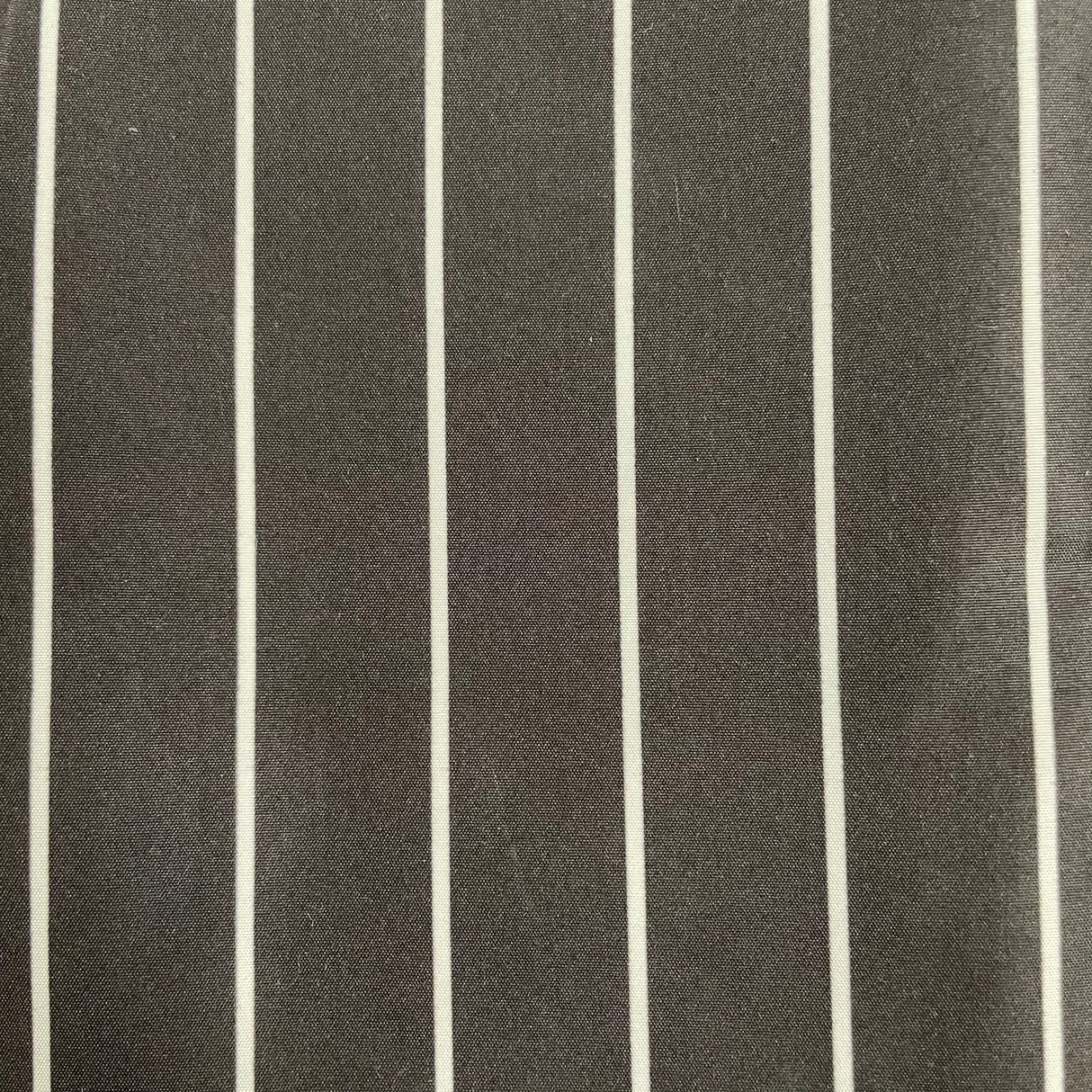 Barber Mood Black W/ White Pinstripe Cape