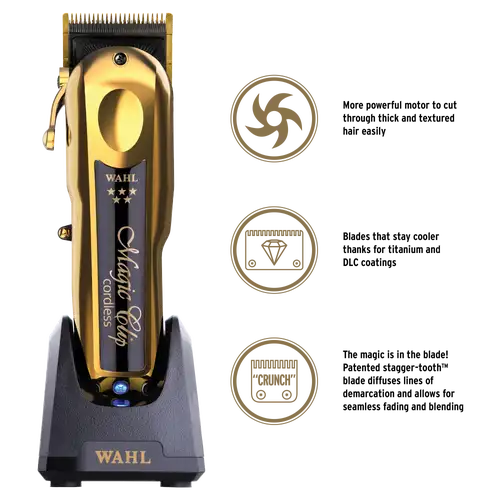 Wahl 5 Star Limited Edition Cordless Gold Magic Clip