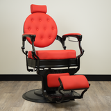 Sultan Barber Chair - Red