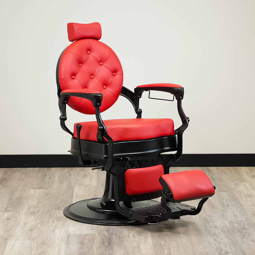 Sultan Barber Chair - Red