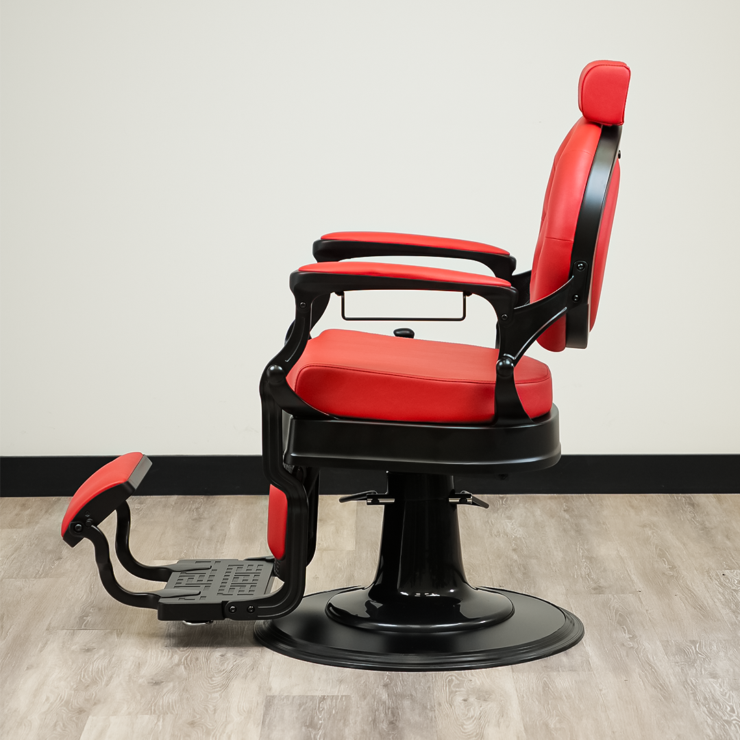 Sultan Barber Chair - Red