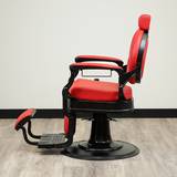 Sultan Barber Chair - Red