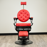 Sultan Barber Chair - Red
