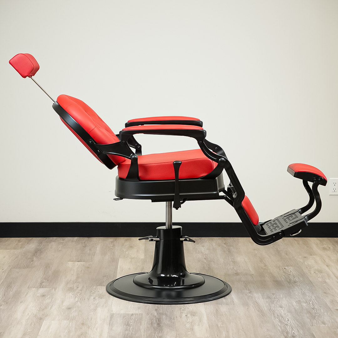 Sultan Barber Chair - Red