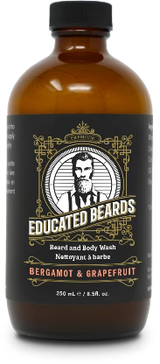 Educated Beards Bergamot Grapefruit Beard Wash 250ml