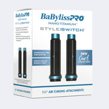 BabylissPro  Nano Titanium StyleSwitch 1-1/2" Curling Attachment