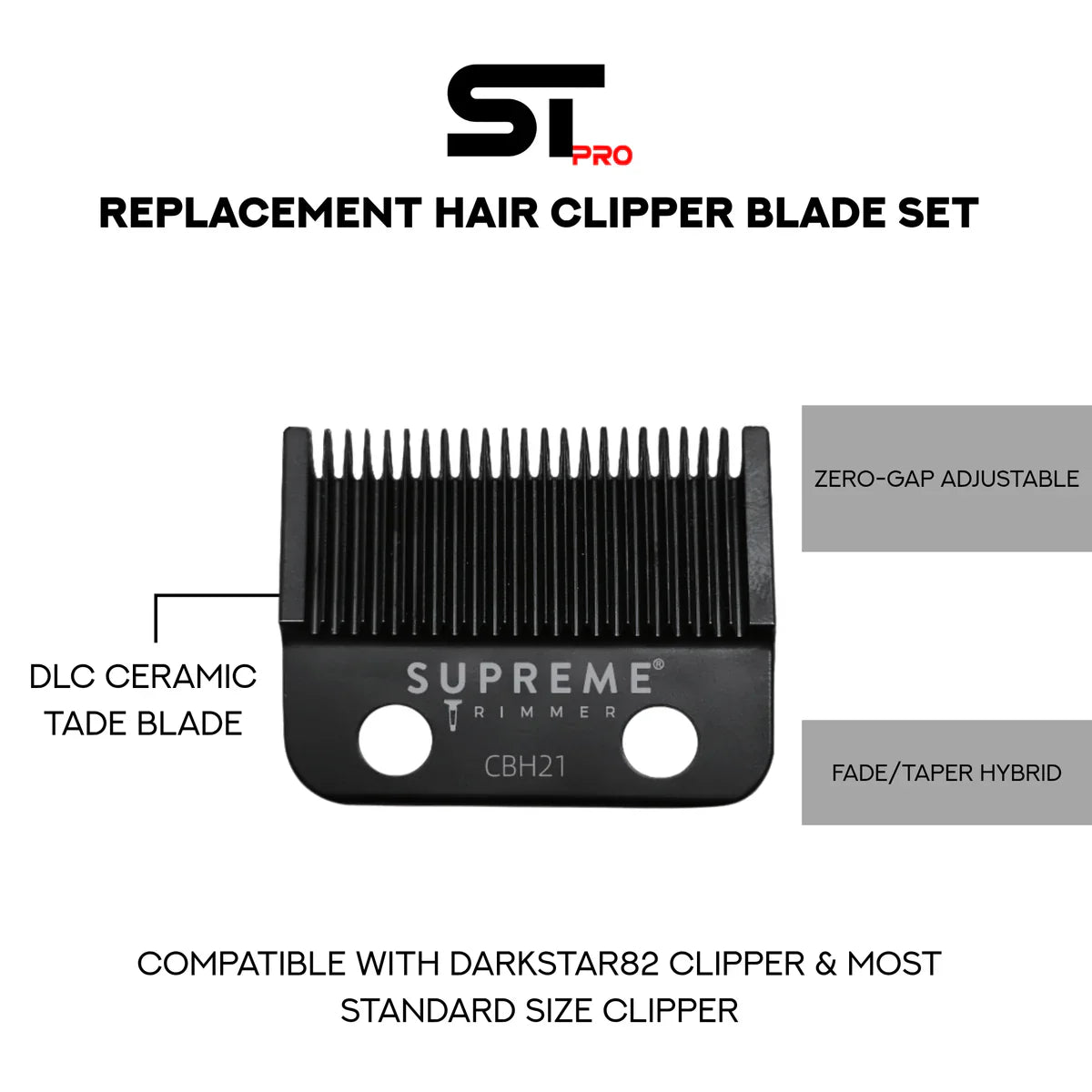 Supreme Hybrid Fade Blade for Darkstar 82