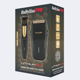 BabylissPro LithiumFX+ Trimmer and Double-Foil Shaver Prepack