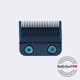 BabylissPro Blue Titanium Metal - Injection Molded (MIM) Precision Fade Blade (22 Teeth)
