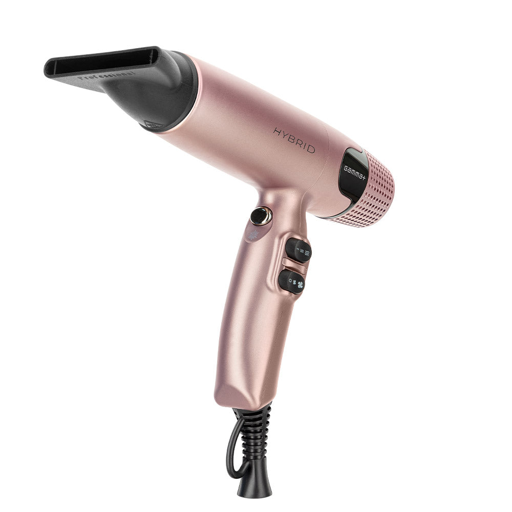 Gamma+ Rose Gold X-Hybrid Hair Dryer