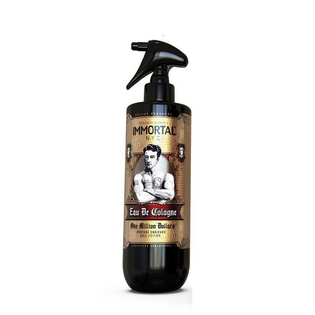 Immortal NYC One Million Dollars Eau De Cologne 500ML - Empire Barber Supply