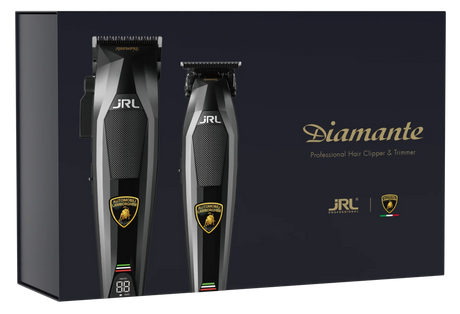 JRL Clipper + Trimmer Set - Black Lamborghini Diamante Collection
