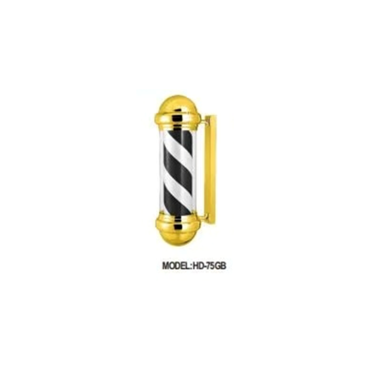 Levant Premium Barber Pole 01 - Gold & Black 29"