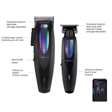 BabylissPro LithiumFX Chameleon Clipper & Trimmer Set