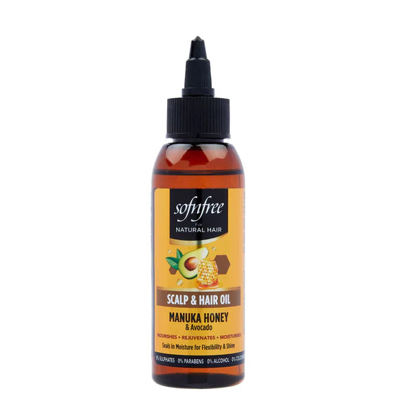 Sofn'free Scalp and Hair Oil with Manuka Honey and Avocado 100 ml