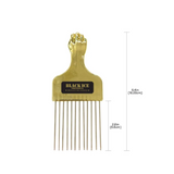 Black Ice Premium Stylish Metal Pick Comb