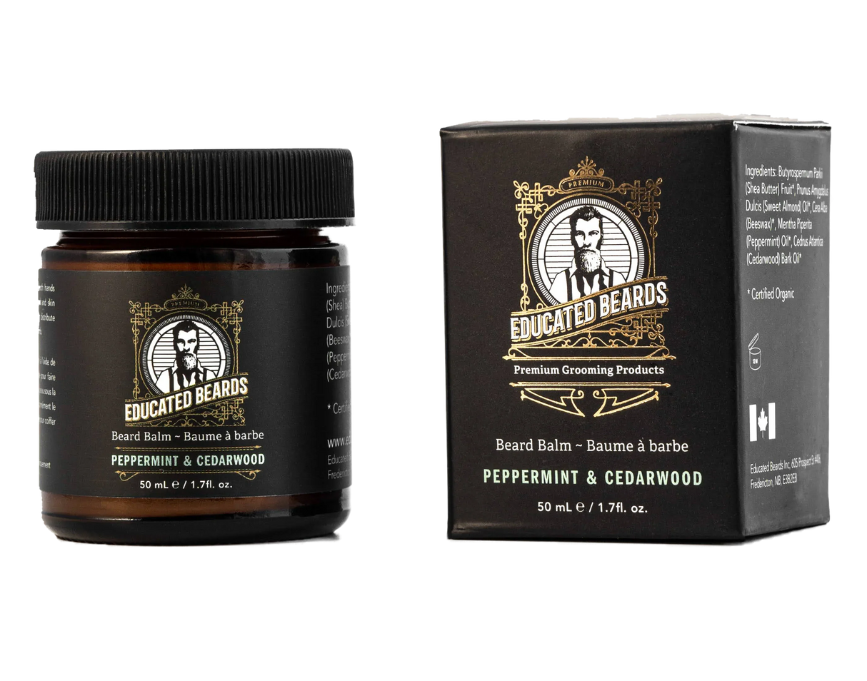 Educated Beards Peppermint Cedarwood Beard Balm 50ml