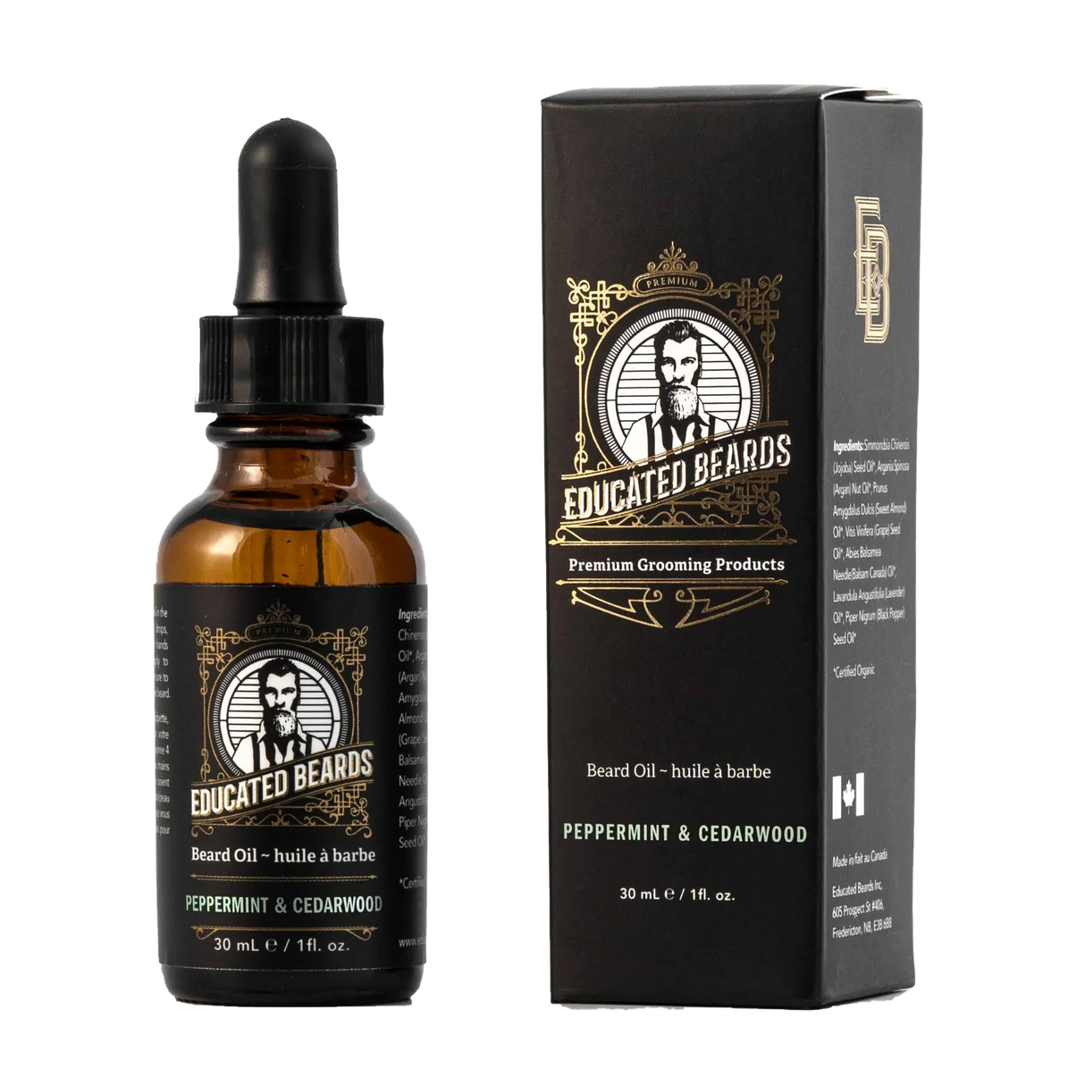 Educated Beards Peppermint Cedarwood Beard Oil 30ml