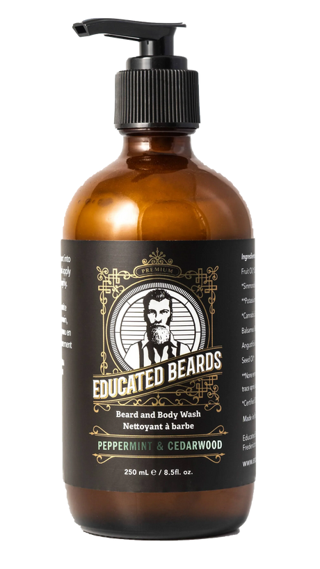 Educated Beards Peppermint Cedarwood Beard Wash 250ml