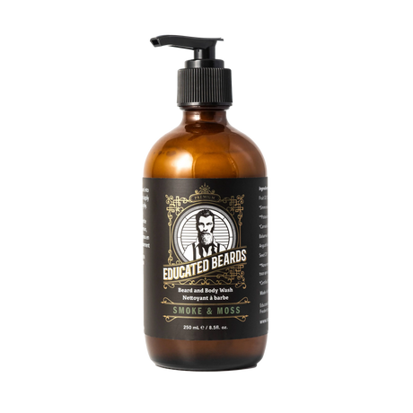 Educated Beards Smoke & Moss Beard Wash 250ml