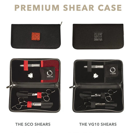 Cocco 7" Cutting Shear and 6" Thinning Shear (Right Hand Set)