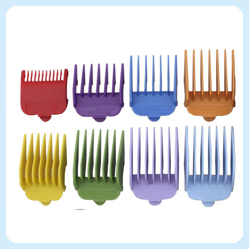 Ideal 8-Pack Coloured Wahl Cutting Guides