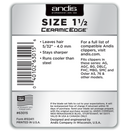 Andis CeramicEdge Detachable Blade, Size