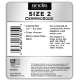Andis CeramicEdge Detachable Blade, Size #2