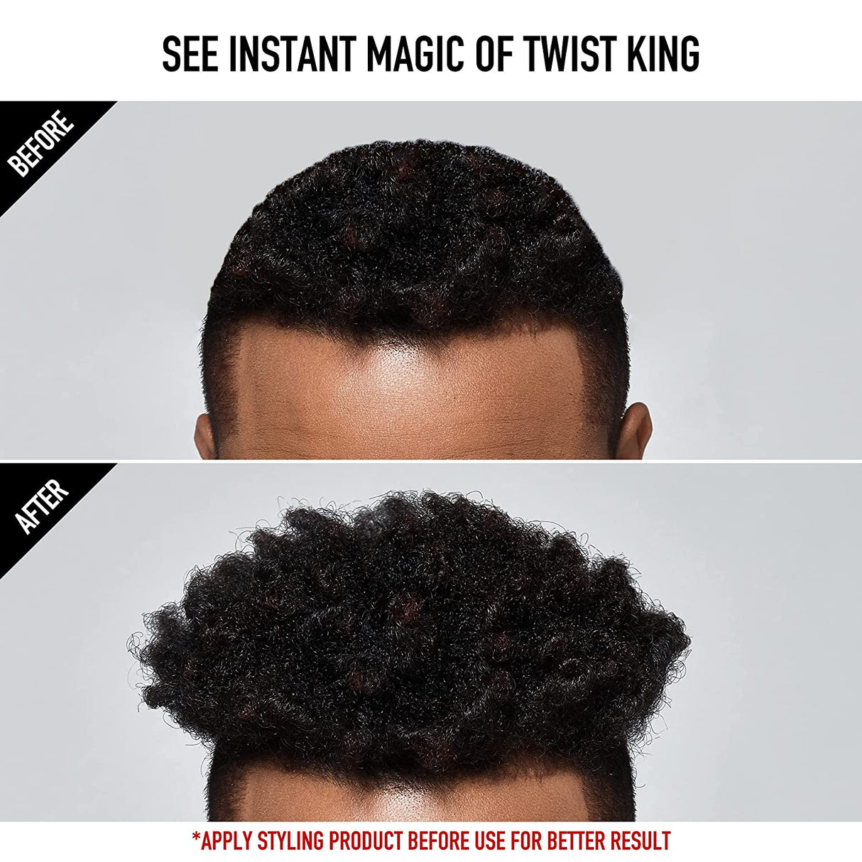 Red by Kiss Premium Twist King Luxury Twist Styler (Mini) - Washable & Durable