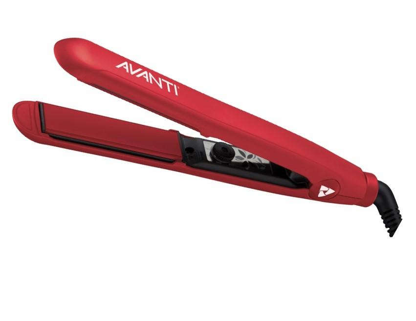 Avanti 1" Tourmaline Ceramic Flat Iron Red